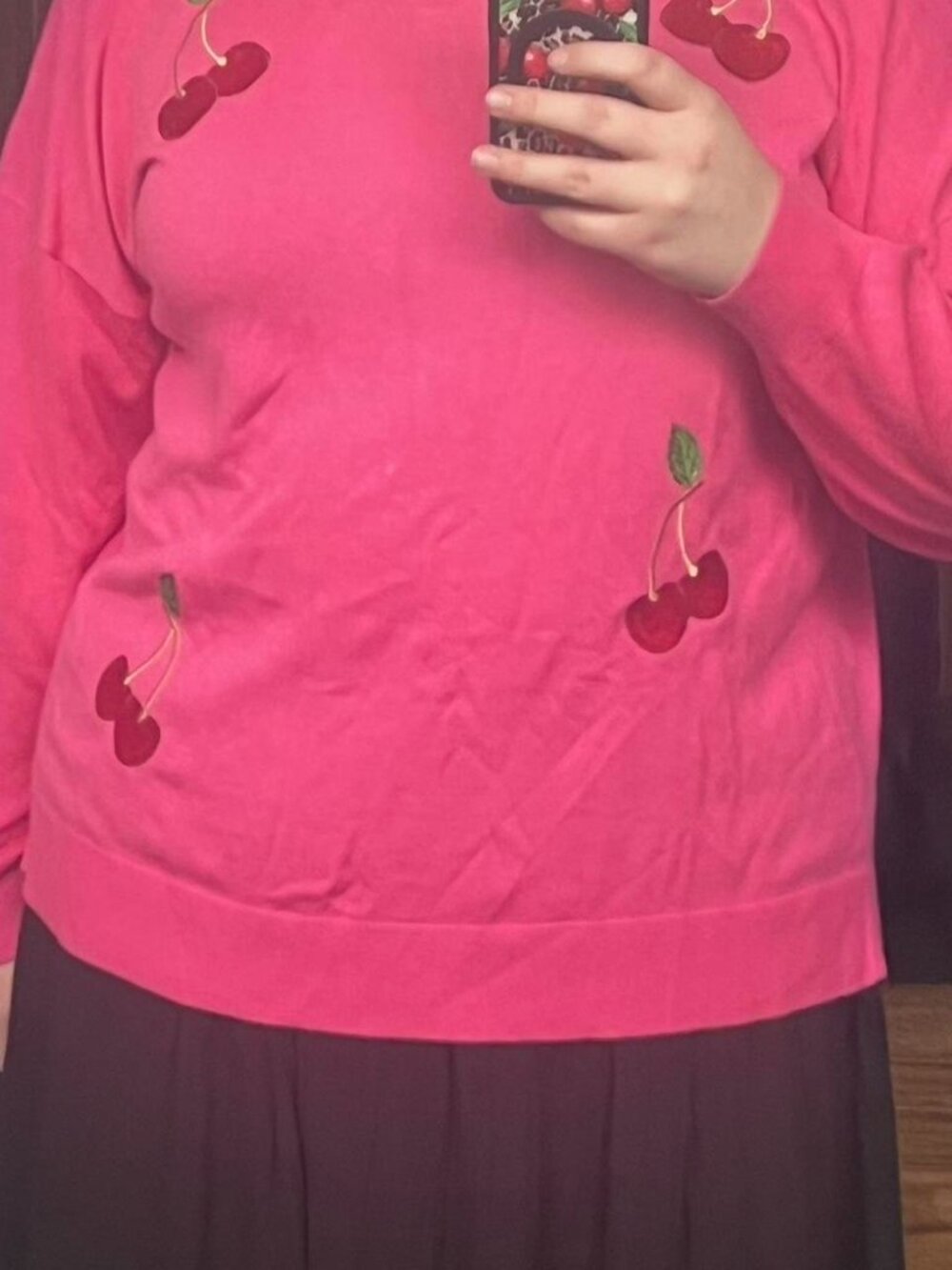 Belle by Kim Gravel Women's Pink Sweater
